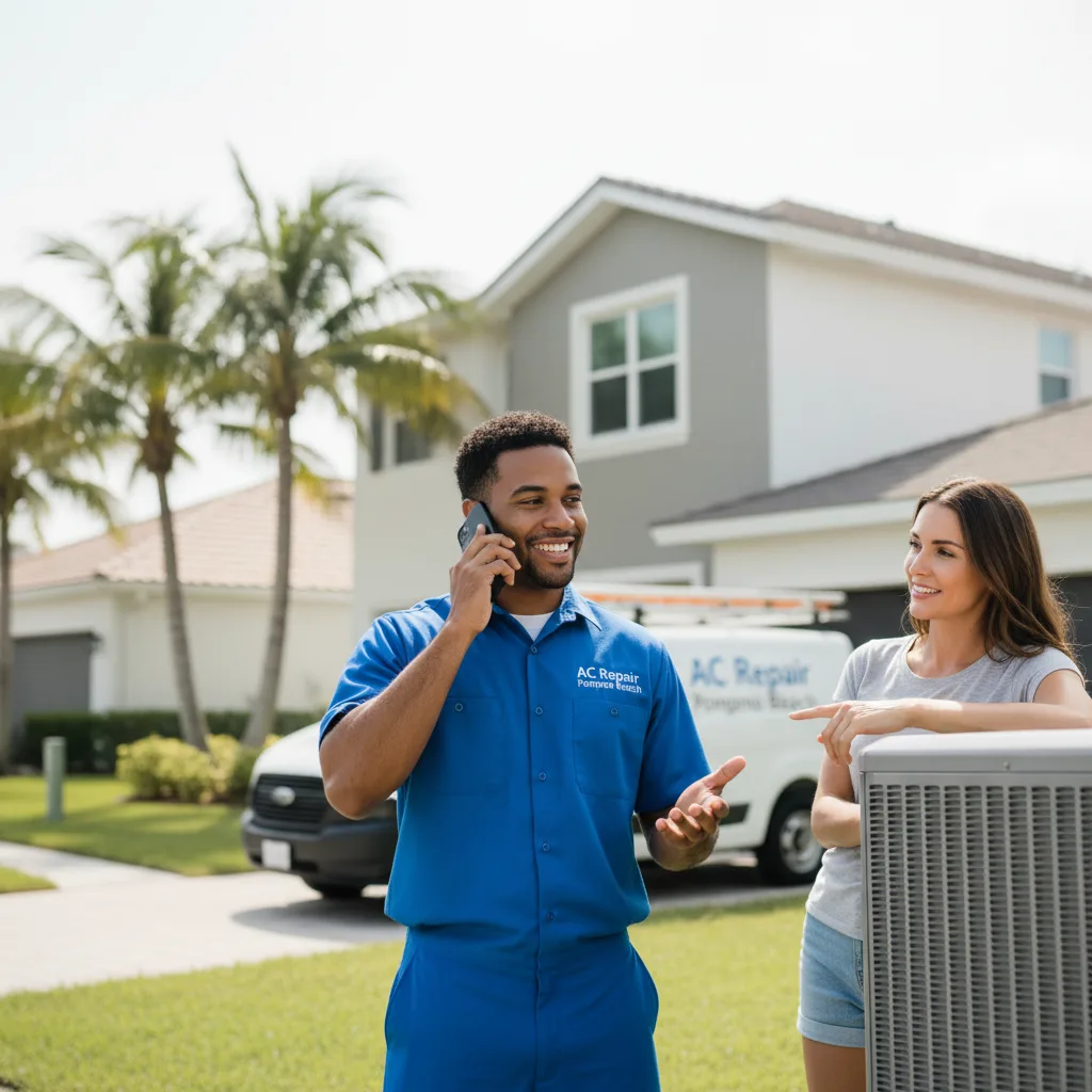 AC Repair Pompano Beach customer support in Robinson